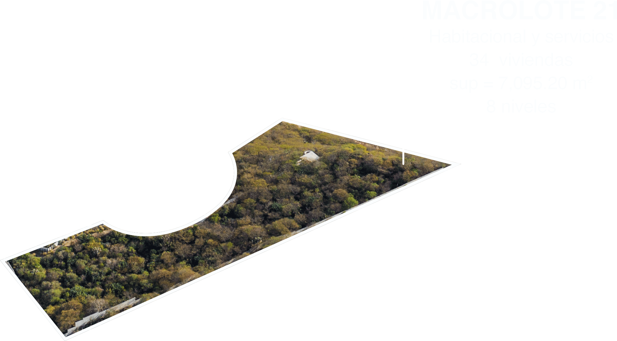 Macrolote 21 en Cañadas del Lago