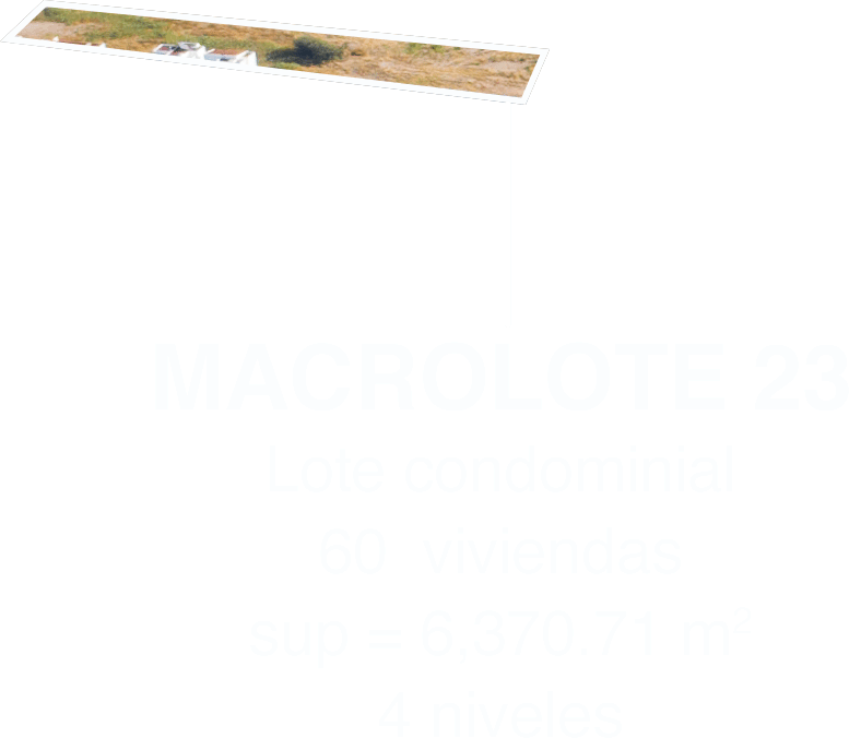 Macrolote 23 en Cañadas del Lago